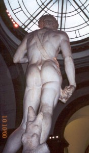 David in all his nude glory. [Image by zeekslider]